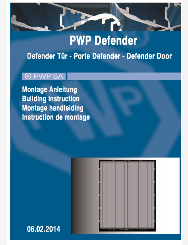 Porte Defender Snaplock Instructions De Montage