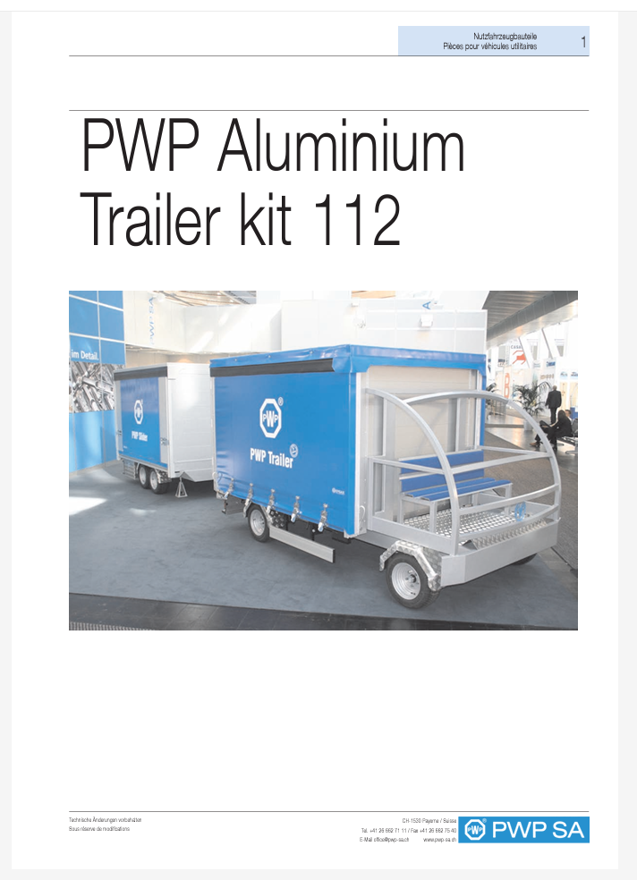 Trailer Kit 112 Instructions De Montage