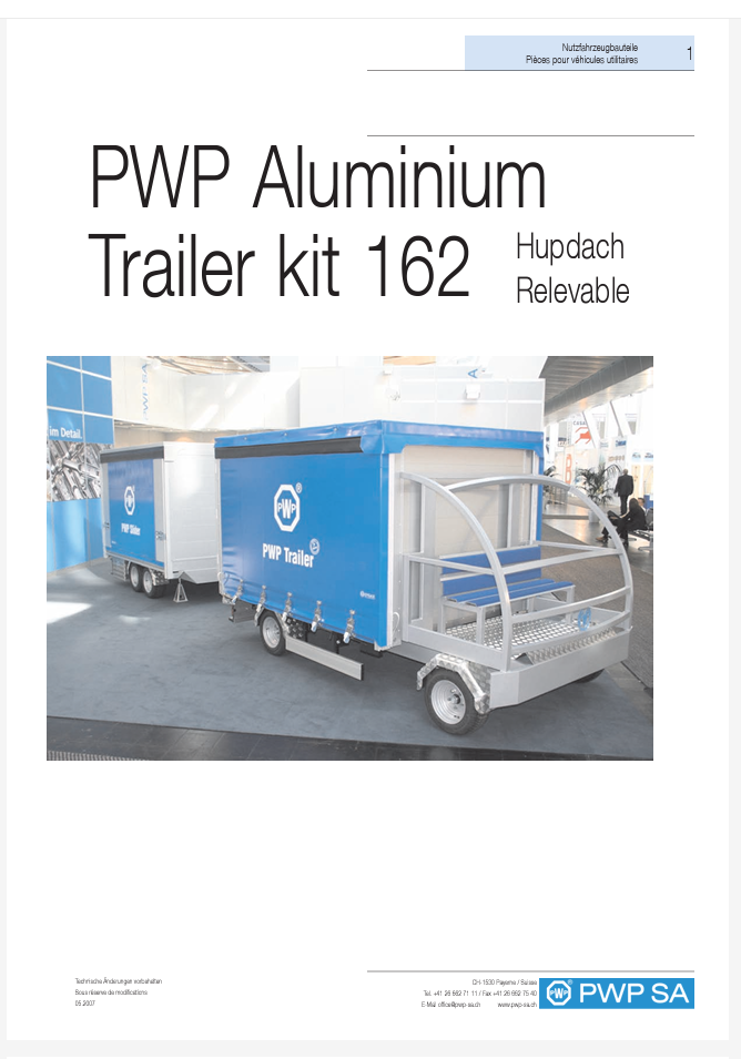 Trailer Kit 162 Instructions De Montage