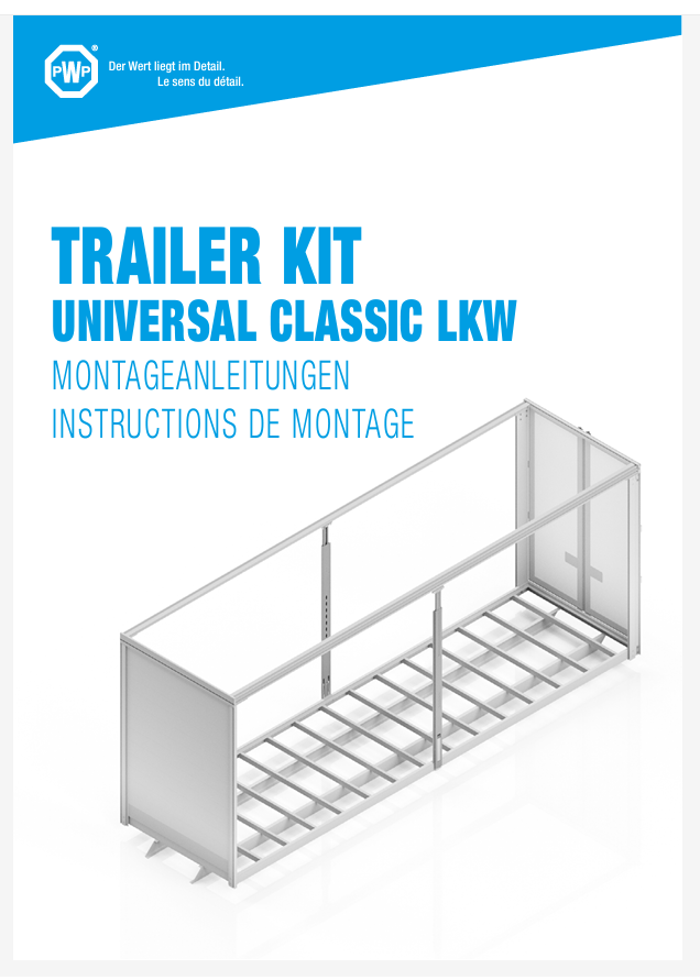 Trailer Kit Universal Classic Instructions De Montage